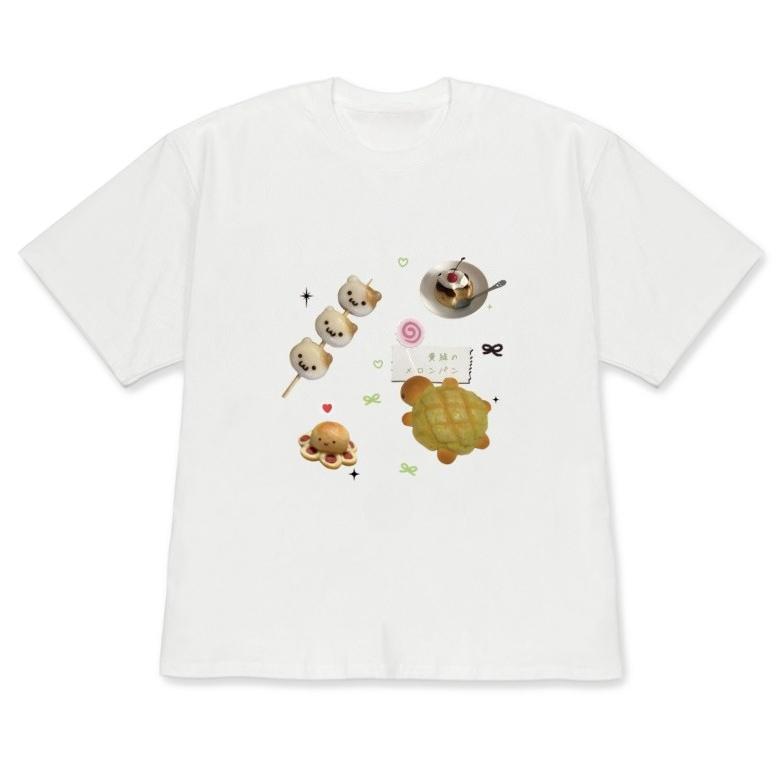 Kawaii Short Sleeves TShirt Cute Soft Aesthetic Coquette Cottagecore Foodie Cat Lover Casual Streetwear Graphic Tee Top Y2k Top