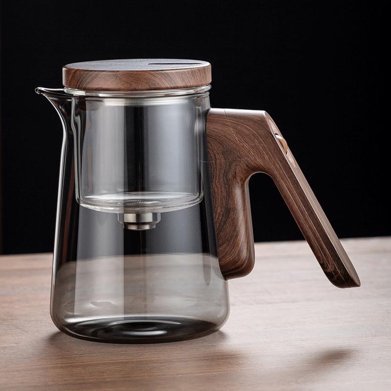 Heat-Resistant Magnetic Glass Tea Infuser Teapot Set