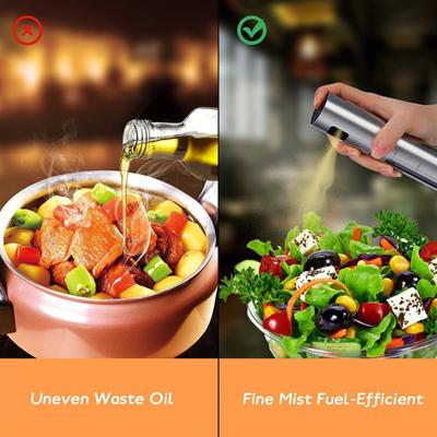 Olive Oil Sprayer Mister for Cooking Glass Bottle with Powerful Nozzles for Fine Mist Kitchen Oil Vinegar Spritzer Spray Bottle for BBQ Salad