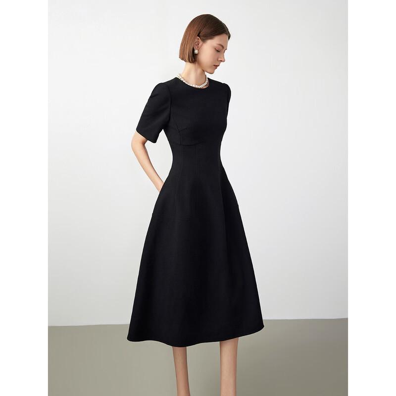 

LANCI French Hepburn Style Polka Dot High-Waist Dress M