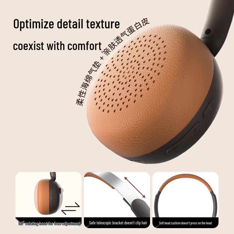 OKSJ F2 Pro Retro Wireless On-Ear Headphones