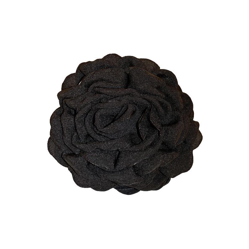 Korean Fashion Flower Hair Clip: Sweet Girl Shark Claw for Updos - Fresh, Stylish Hair Accessory