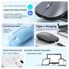 Wireless Mouse Bluetooth Mute Rechargeable Bluetooth Dual Mode Notebook Desktop Tablet Office Game