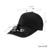 Solar Fan Hat for Men Women - Sun Protection Summer Cooling Cap with USB Rechargeable Fan, UV Sunshield, Adjustable & Breathable