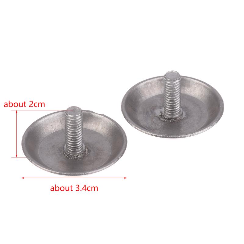 

Hot Sale 10Pcs Tactile Nail 304 Stainless Steel Antislip Road Markers For Sidewalk Subways Airport Outdoor Safety
