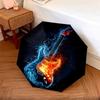 1 PC Automatic Folding Umbrella - Electric Guitar Pattern, Portable & Foldable Design with 8 Ribs, Christmas Birthday Gifts