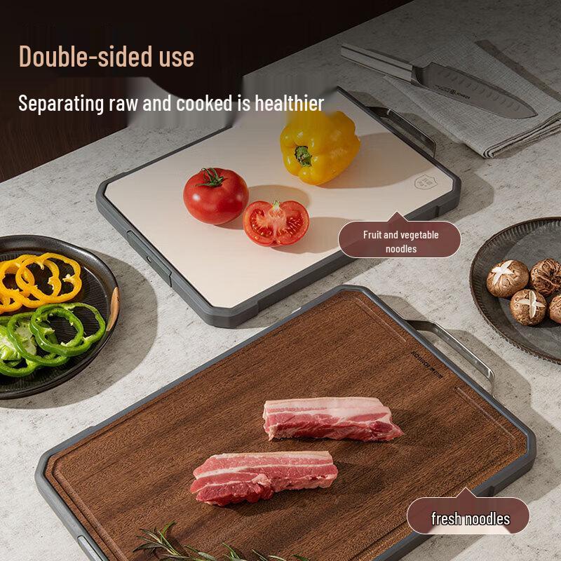 Kambach Ebony Antibacterial Double-Sided Cutting Board