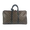 Louis Vuitton M56711 MonogramMacassar Keepall-Bandouliere45 Shoulder Travel Bag