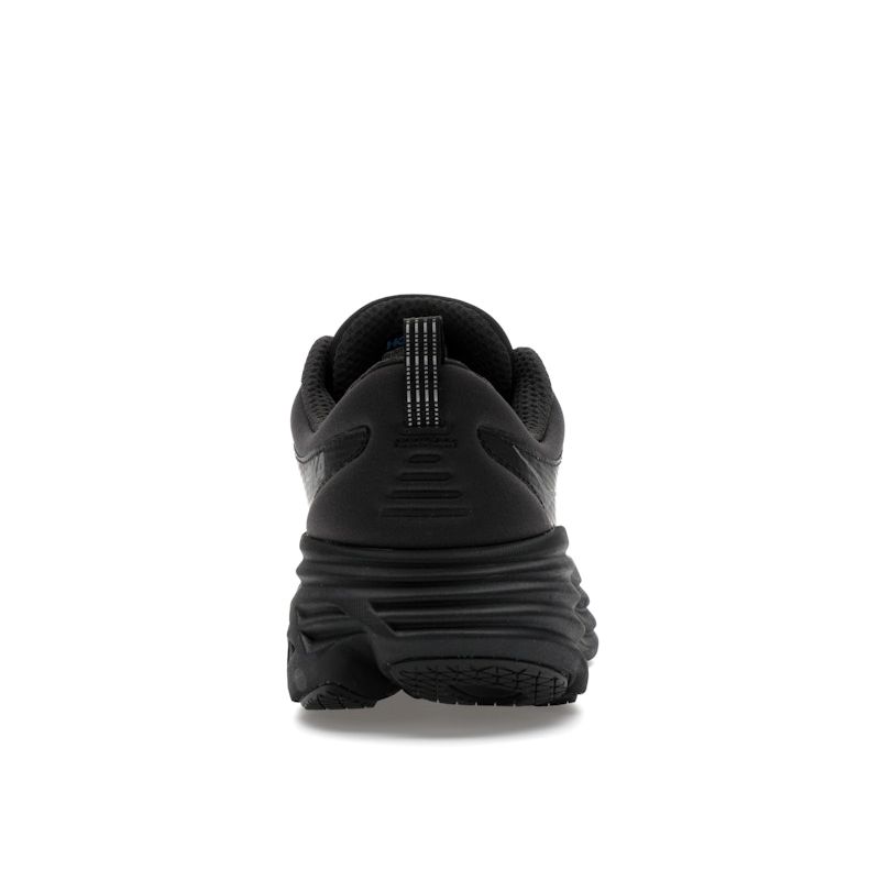 HOKA Bondi 8 Caged Stealth Tech Pack - Triple Black Unisex Sneakers 1155391-BBLC