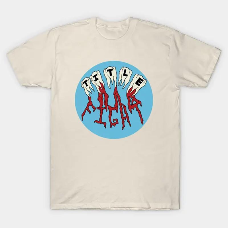 Title Fight Band Gift For Fans Sand  Cotton All Size Unisex T-Shirt L