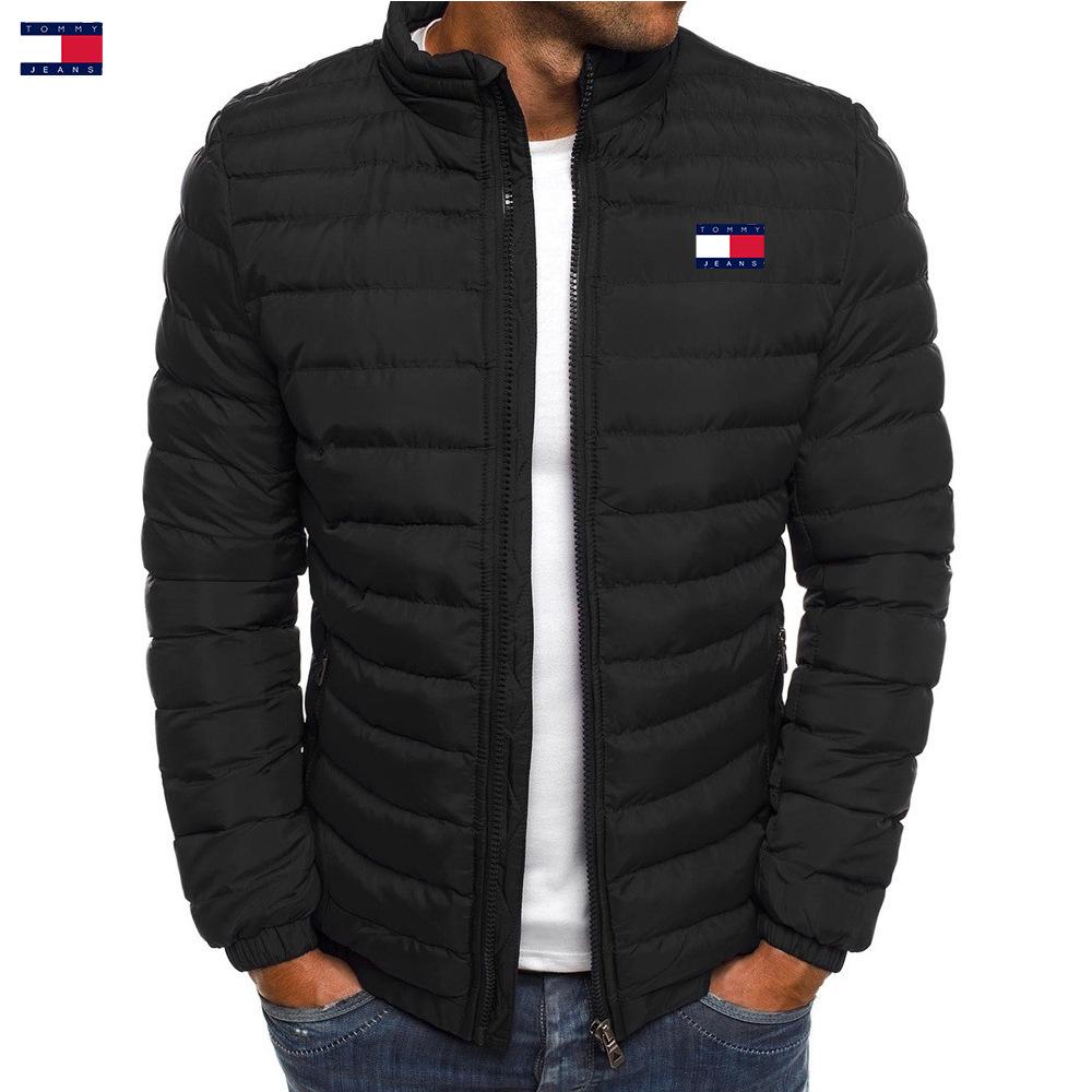 Winterjacke für Herren aus Baumwolle mit Stehkragen – dick, warm und lässig für Outdoor-Sportarten