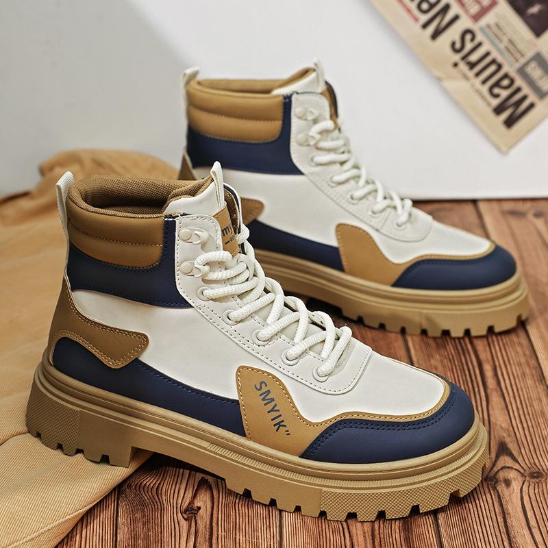 Men s shoes autumn 2024 new British low-top casual retro tooling shoes men s outdoor mountaineering high-top Martin boots 39 4528₽