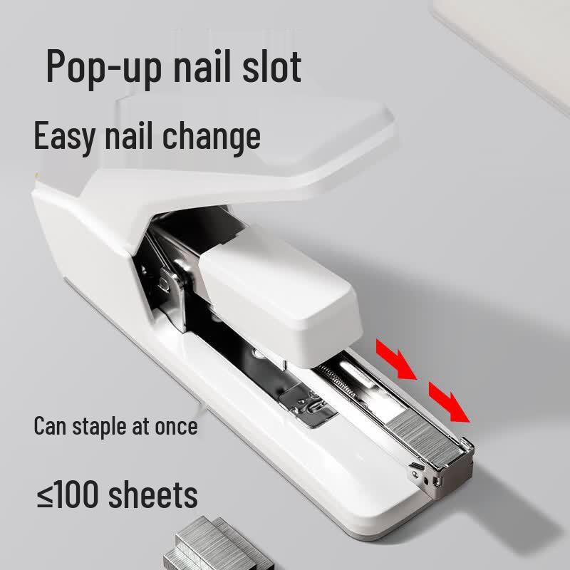 Deli 60-Sheet Effort-Saving Heavy Duty Stapler