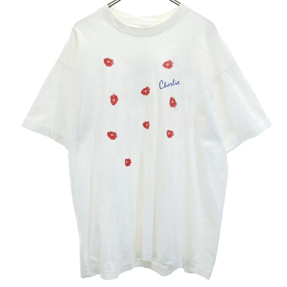 FRUIT OF THE LOOM 90s Made In USA Print Short Sleeve Single Stitch T-shirt Men's Used