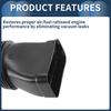 X Autohaux Engine Air Intake Hose for BMW 528i 11-16 Air Cleaner Intake Hose No.13717590592