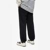 Li Ning Sports Lifestyle Series Mid-Rise Comfortable Loose Fit Letter Print Cuffed Casual Pants Men pants Black AKLUC61-1