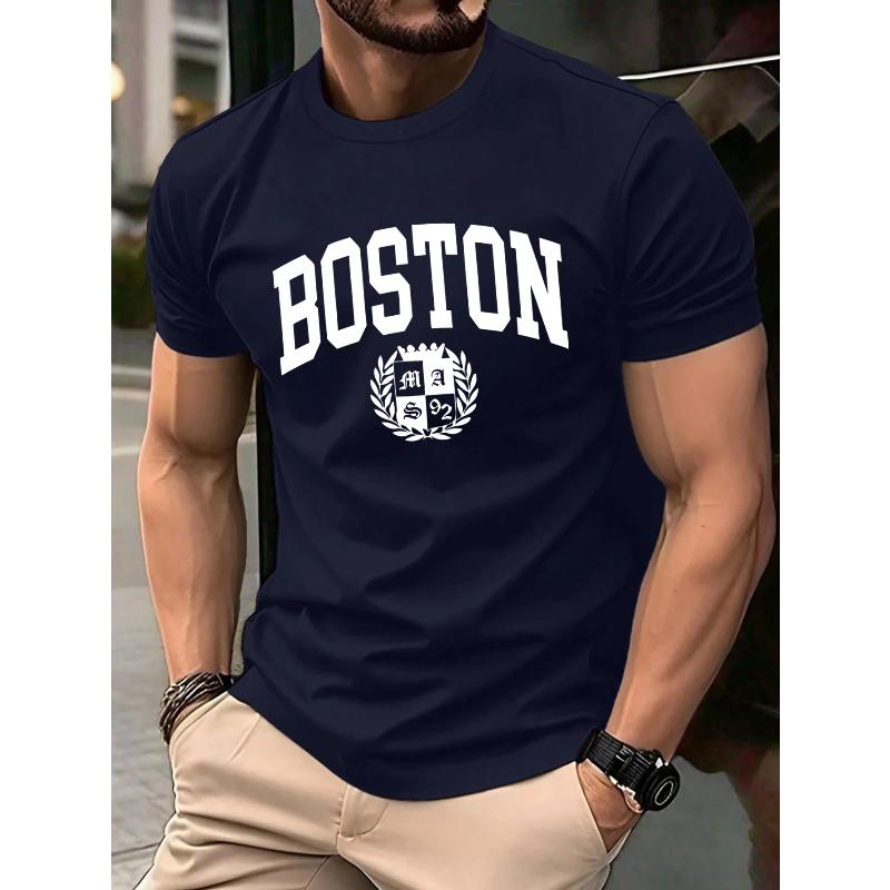 Cotton Printed Men's Fashion Loose Top Casual T-Shirts Men’s
