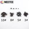 50/100g Meetee 3# 5# 8# 10# Zatyczka do zamka typu U do zamków metalowych, nylonowych, żywicznych Torba Ubrania Suwak Antypoślizgowy Stop Naprawa Akcesoria