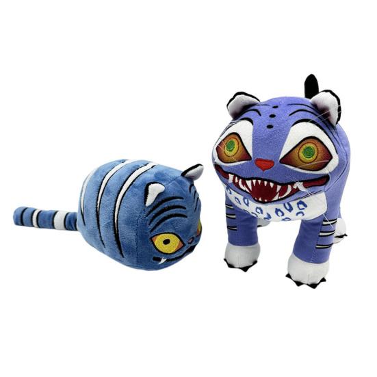 Tiger Plush Doll 18cm Soft Stuffed Animal Game Hunters Virtual Adventures Plush Toy Gift for Gamers Cosplay Enthusiasts