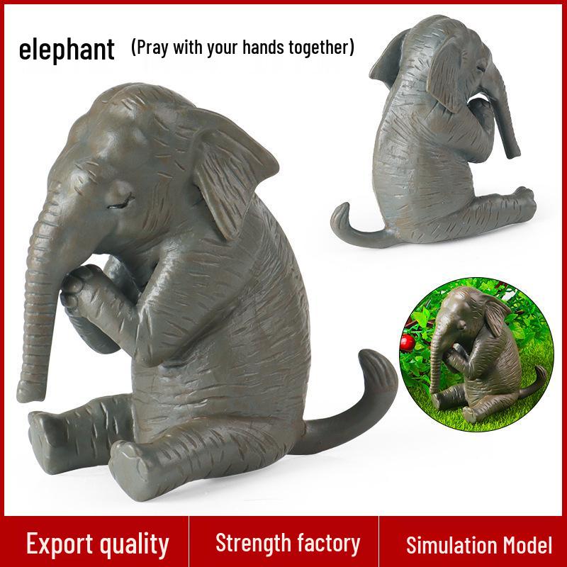 Praying Elephant Model: Educational Animal Toy for Kids' Science and Decor
