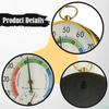 Thermometer Hygrometer Wall Mounted, Display Mechanical, Dial Temperature Humidity Gauge for Indoor