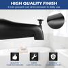 Shower Mixer Bath Faucet Modern Bathroom Sink Faucet Hot Cold Water Basin Mixer for 1/2 Inch Copper Tube with Shower Diverter