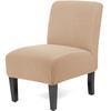Stretch Spandex Dining Room Hotel Armless Accent Chair Cover Slipcover Armless Chair Furniture Protector Covers