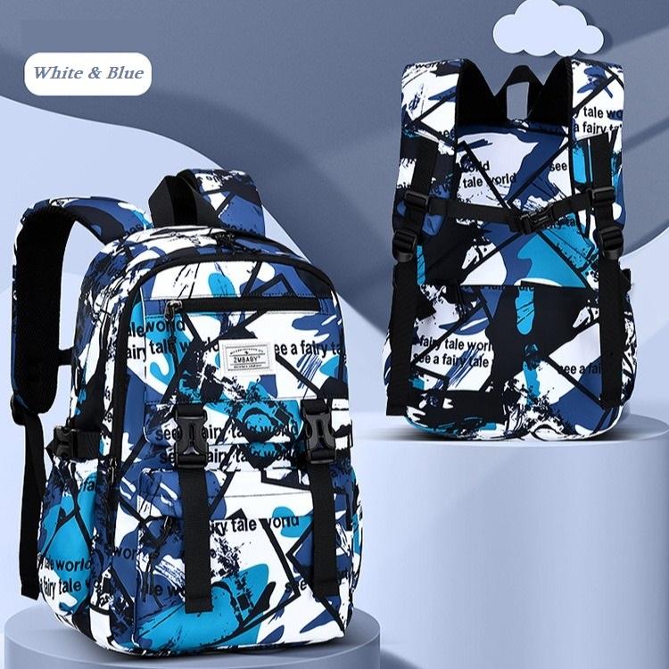 Children's Backpack Primary School Camouflage Polyester Nylon Casual Zipper