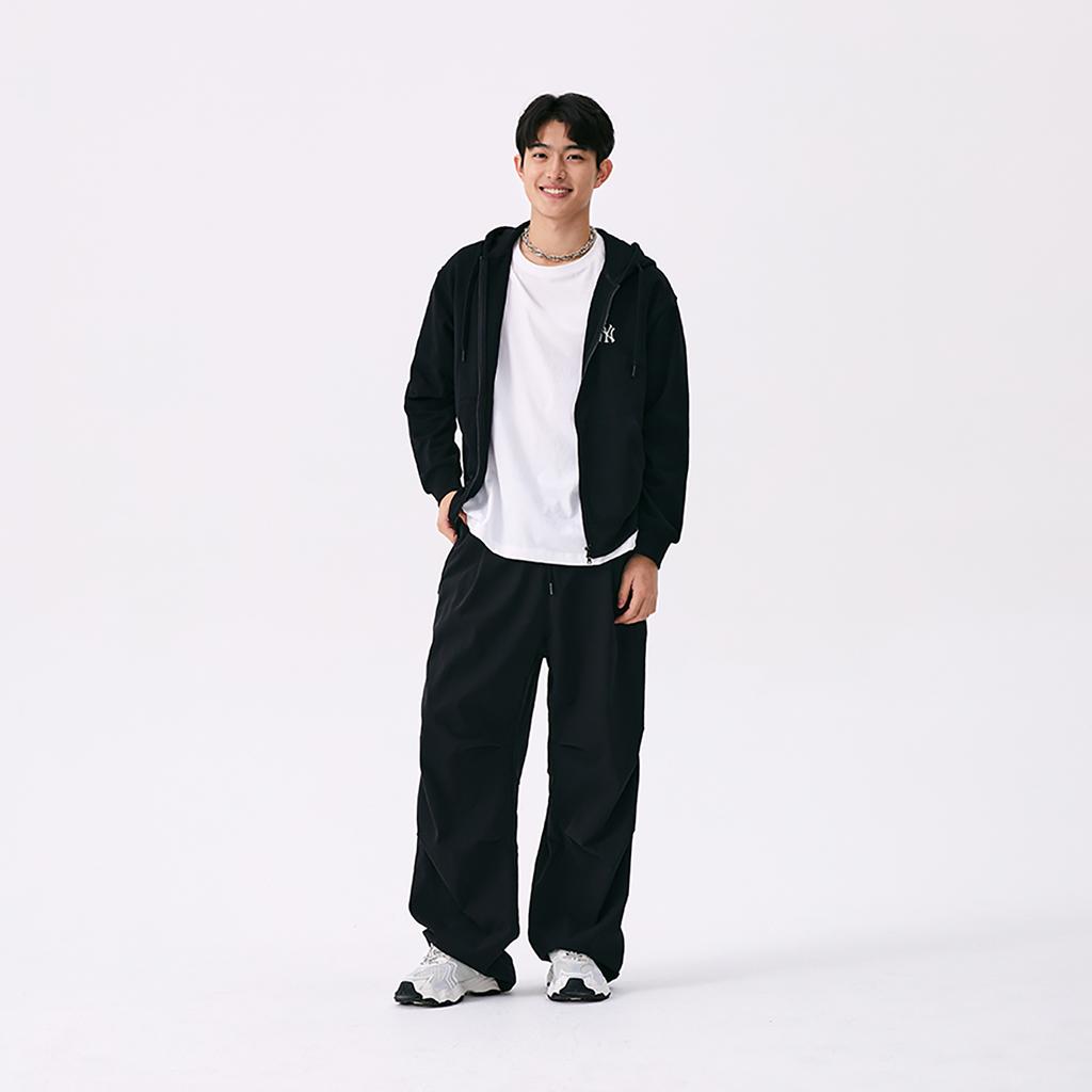 New MLB New York Yankees Basic Collection SS25 Casual Pants Men's Black 3AWPB0851-50BKS