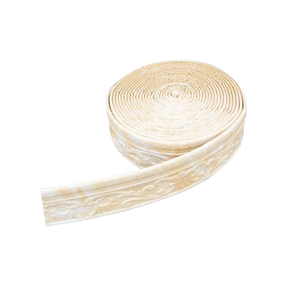 Waterproof 3D Wall Trim Wallpaper Border Easy To Cut