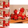 Plush Horse Doll With Pp Cotton Fill For Chinese New Year Celebrations