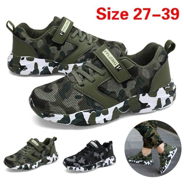 Kids Basketball Shoes Boys Fashion Sneakers Camouflage Outdoor Sport Shoes for Children