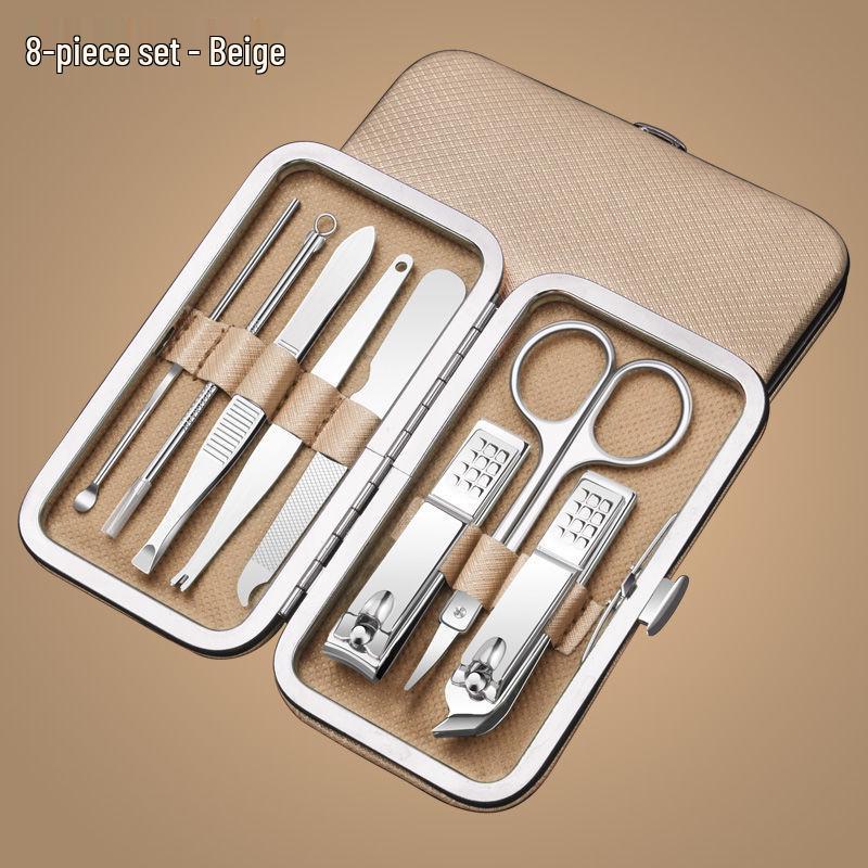

Набор кусачек для ногтей из нержавеющей стали с маникюрными ножницами и педикюрными инструментами