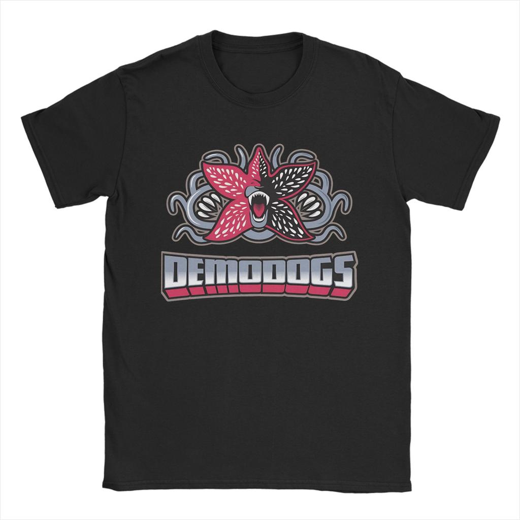 Adopt A Demodog Cute Retro 70s Monster TShirt Summer Harajuku TShirts Adult 100 Cotton O Neck Plus Size 5XL Top Tees Gift