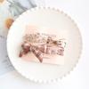 4pcs Toddler Girl Hair Clip Retro European Style Milk Tea Color Bow Floral Kids Hairpin Lovely Bang Side Clip Hair Accessories