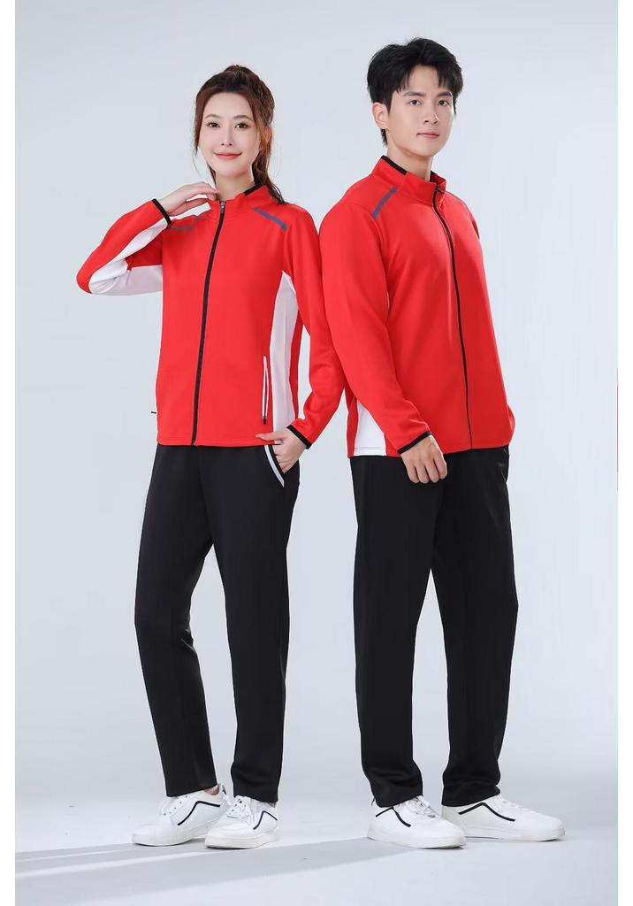Unisex Autumn/Winter Badminton Clothing Set: Casual Sports Jacket, Team Uniform, Competition Outfit, and Cycling Jacket.