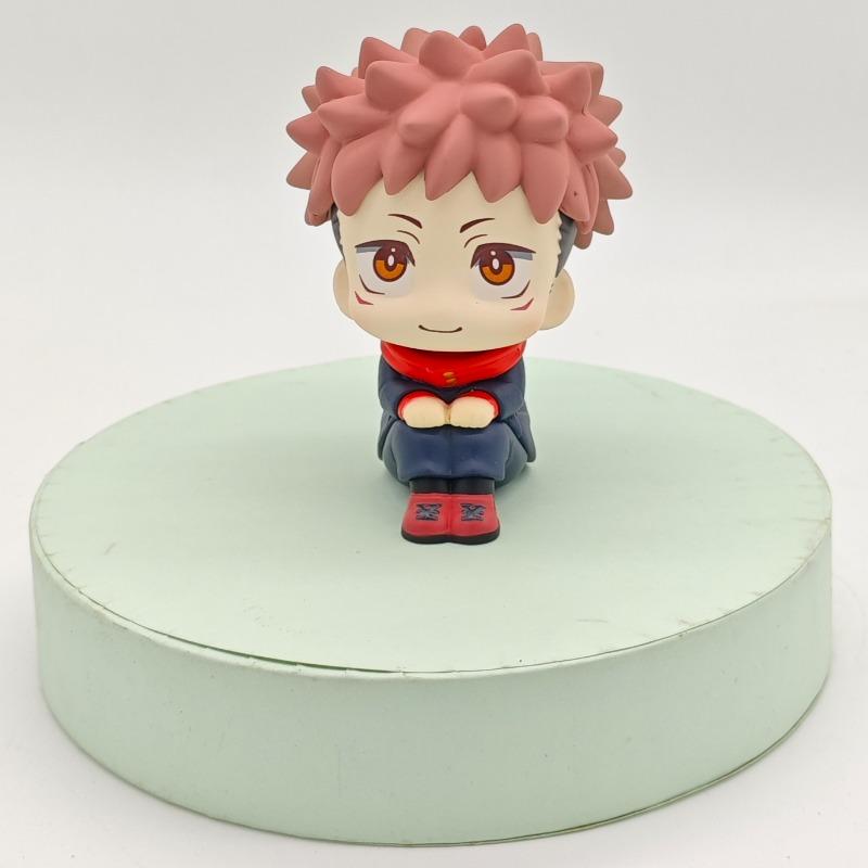 Gojo Satoru Jujutsu Kaisen Anime Mini Fushiguro Megumi Figurine Itadori Yuji Action Figures PVC Q Version Collection Model Toys