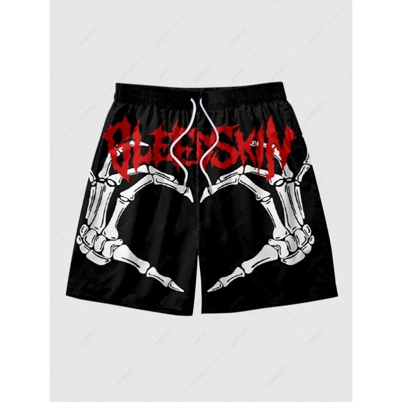 Men's Hawaiian 3D Cartoon Y2K Pattern Beach Shorts Quick Dry Outdoor Leisure Sports Shorts Fashion Men's Shorts