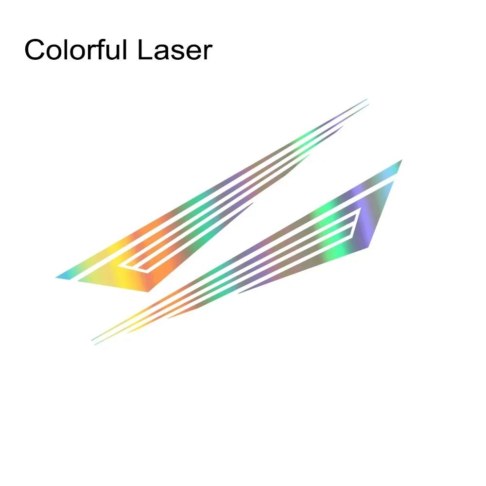 2PCS Car Door Side Stickers For Tesla Model Y PVC Vinyl Decals Waterproof Auto Body Styling DIY Decoration Stickers Accessories