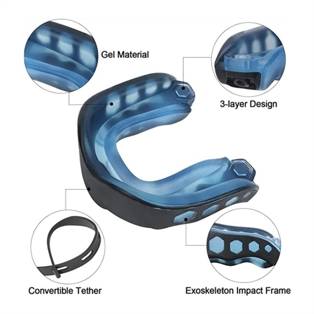 Universal Football Mouthpiece Comfortable Sports Mouthguard  Hockey Accessories
