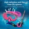 Set de Gafas de Buceo para Niños Fábrica Personalizado Alta Definición Impermeable Duradero Material PC Equipo de Snorkel Antiahogo