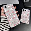 Cute Hello Kitty Applies To Apple 17promax Mobile Phone Case 15 16 Fine Flash 17air Soft Case 11 Cute 7/8p