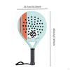 Padel Racket Comfortable Grip Portable Practical Professional Sturdy Durability Premium Competition