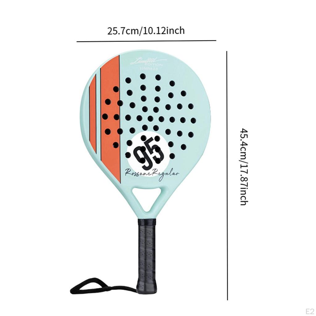 Padel Racket Comfortable Grip Portable Practical Professional Sturdy Durability Premium Competition
