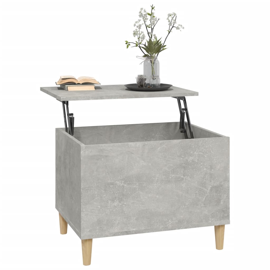  Coffee Table, Concrete Grey, 60x44.5x45 Cm