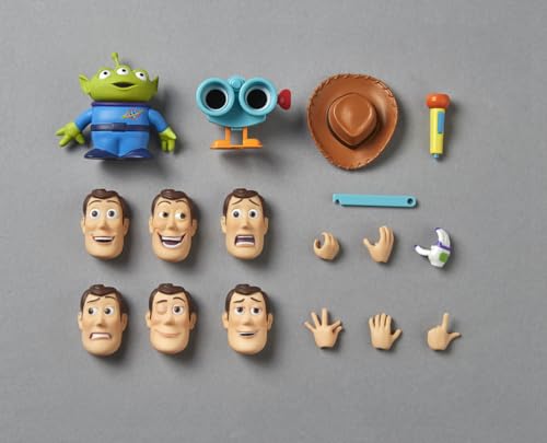 Kaiyodo Revoltech Toy Story Woody Ver.2, Approximately 150mm Tall, Non-scale, Painted PVC & ABS Action Figure