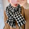 Houndstooth Scarf Women's Long Autumn and Winter Student Korean Style Women's Outer Shawl Dual Use Imitation Cashmere Warm Scarf