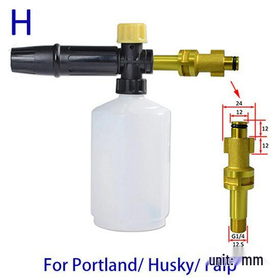 High-Pressure Foam Sprayer for Home and Car Wash - Water Spray Gun Nozzle with PA Pot