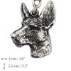 Ibizan Hound, Ibizan Podenco, Ibizan Warren Hound - Necklace with dog, silver-plated pendant for dog fan, unique jewelry by Art-Dog brand