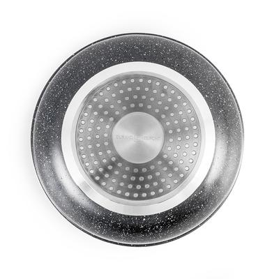 Wok aluminiowy z powłoką nieprzywierającą 24 cm Tfi Genesis Grey